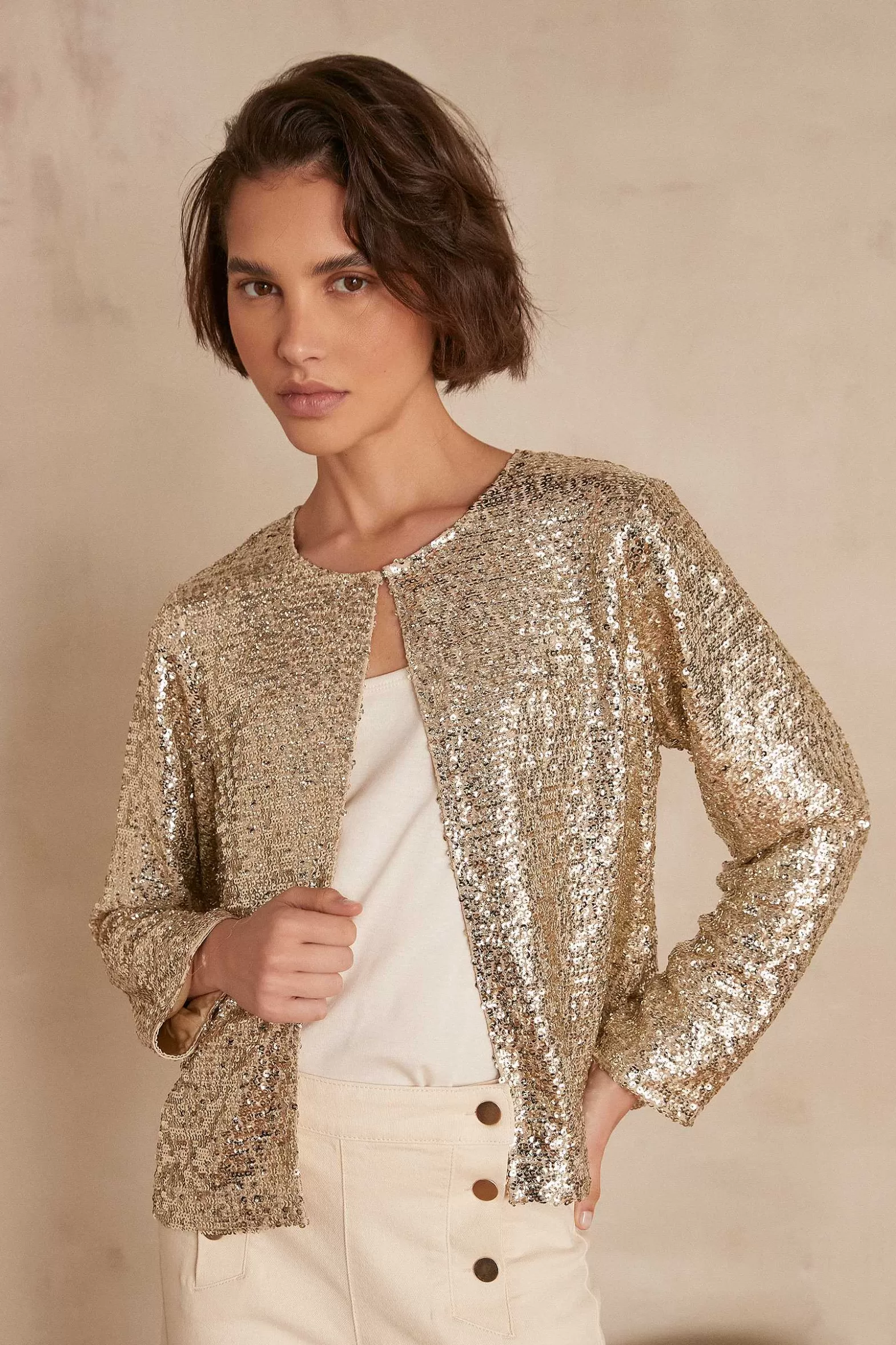 Maison 123 Veste A Paillettes Bright B